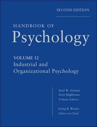 Produktbild: Handbook of Psychology, Industrial and Organizational Psychology