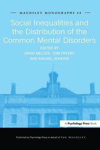 Produktbild: Social Inequalities and the Distribution of the Common Mental Disorders