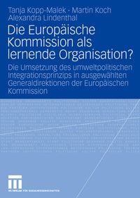 Produktbild: Die Europ&auml;ische Kommission als lernende Organisation?