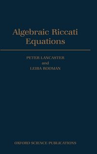 Produktbild: Algebraic Riccati Equations