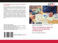 Produktbild: Plan estrat&eacute;gico para la mejora de la gesti&oacute;n empresarial