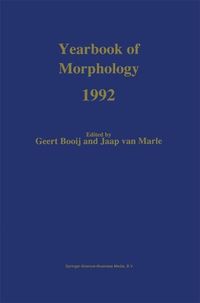 Produktbild: Yearbook of Morphology 1992
