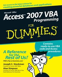 Produktbild: Access 2007 VBA Programming For Dummies