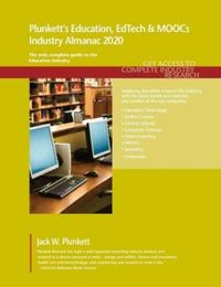 Produktbild: Plunkett, J: Plunkett's Education, EdTech & MOOCs Industry A