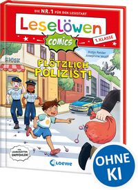 Produktbild: Lesel&ouml;wen Comics 1. Klasse - Pl&ouml;tzlich Polizist!