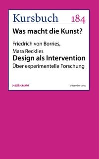 Produktbild: Design als Intervention