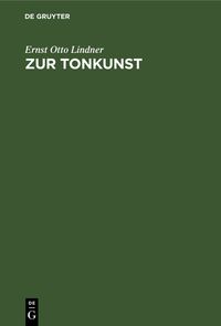 Produktbild: Zur Tonkunst