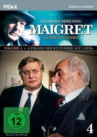 Produktbild: Maigret, Vol. 4 / Weitere 6 Folgen der Kult-Serie mit Bruno Cremer nach dem Romanen von Georges Simenon (Pidax Serien-Klassiker) [3 DVDs]