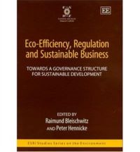 Produktbild: Eco-Efficiency, Regulation and Sustainable Business
