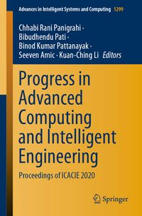 Produktbild: Progress in Advanced Computing and Intelligent Engineering