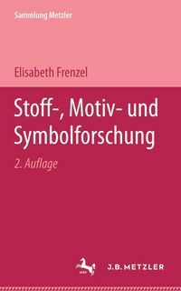 Produktbild: Stoff-, Motiv- und Symbolforschung