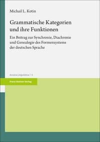 Produktbild: Grammatische Kategorien und ihre Funktionen