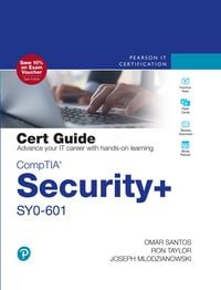 Produktbild: CompTIA Security+ SY0-601 Cert Guide