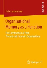Produktbild: Organisational Memory as a Function