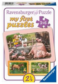 Produktbild: Kinderpuzzle 3x6 Teile - Lotta auf dem Bauernhof
