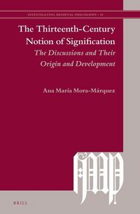 Produktbild: The Thirteenth-Century Notion of Signification
