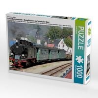 Produktbild: CALVENDO Puzzle Ein Motiv aus dem Kalender Dampfbahnromantik - Dampfbahnen auf schmaler Spur | 1000 Teile Lege-Gr&ouml;&szlig;e 64x48cm Foto-Puzzle f&uuml;r gl&uuml;ckliche Stunden