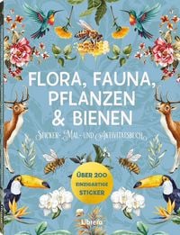 Produktbild: Flora, Fauna, Pflanzen & Bienen - Stickerbuch