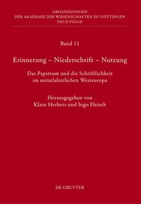 Produktbild: Erinnerung &ndash; Niederschrift &ndash; Nutzung