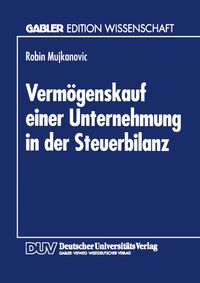 Produktbild: Verm&ouml;genskauf einer Unternehmung in der Steuerbilanz