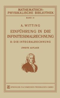 Produktbild: Einf&uuml;hrung in die Infinitesimalrechnung