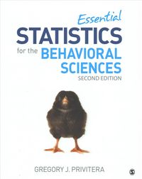 Produktbild: Essential Statistics for the Behavioral Sciences