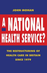 Produktbild: A National Health Service?