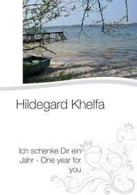 Produktbild: Ich schenke Dir ein Jahr - One year for you