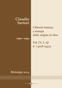 Produktbild: I libretti italiani a stampa dalle origini al 1800. Catalogo analitico con 16 indici