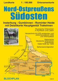 Produktbild: Landkarte Nord-Ostpreu&szlig;ens S&uuml;dosten, 1:100.000