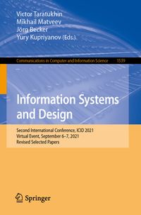 Produktbild: Information Systems and Design