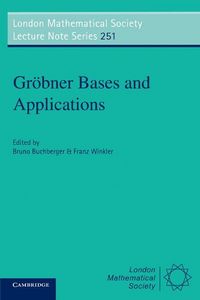 Produktbild: Grobner Bases and Applications