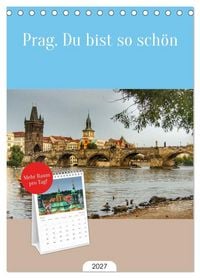 Produktbild: Tischplaner 2027 - Prag. Du bist so sch&ouml;n (A5 Tischkalender zum Aufstellen) CALVENDO