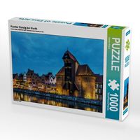 Produktbild: CALVENDO Puzzle Krantor Danzig bei Nacht | 1000 Teile Lege-Gr&ouml;&szlig;e 64x48cm Foto-Puzzle f&uuml;r gl&uuml;ckliche Stunden