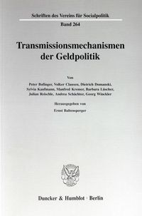 Produktbild: Transmissionsmechanismen der Geldpolitik.