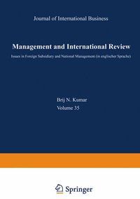 Produktbild: Management and International Review