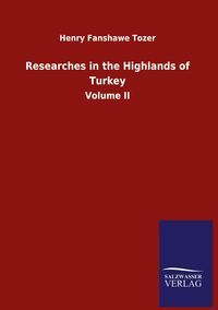 Produktbild: Researches in the Highlands of Turkey
