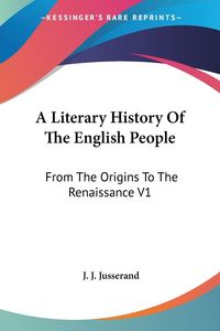 Produktbild: A Literary History Of The English People