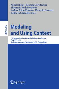 Produktbild: Modeling and Using Context