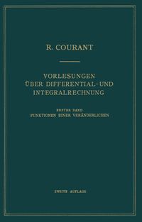 Produktbild: Vorlesungen &Uuml;ber Differential- und Integralrechnung