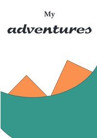 Produktbild: Notebook journal / Diary with numbered pages and table of contents - my adventures