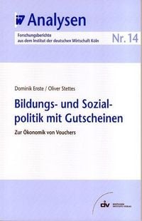 Produktbild: Bildungs- und Sozialpolitik mit Gutscheinen