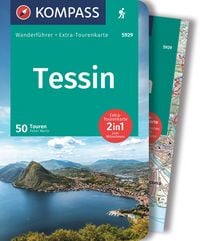 Produktbild: KOMPASS Wanderf&uuml;hrer Tessin, 50 Touren mit Extra-Tourenkarte