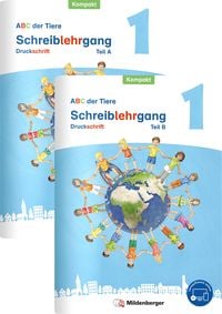 Produktbild: ABC der Tiere 1 Neubearbeitung &ndash; Arbeitsheft Druckschrift Kompakt, Teil A und B