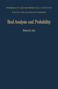 Produktbild: Real Analysis and Probability