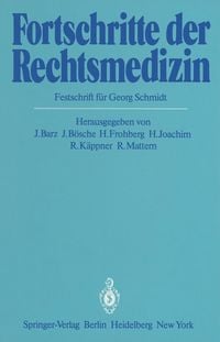Produktbild: Fortschritte der Rechtsmedizin