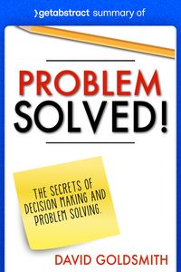 Produktbild: Summary of Problem Solved! by David Goldsmith