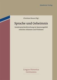 Produktbild: Sprache und Geheimnis