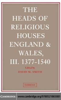 Produktbild: Heads of Religious Houses