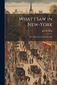 Produktbild: What I Saw in New-York: Or, a Bird's Eye View of City Life